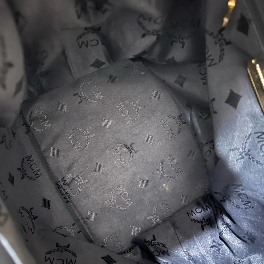 MCM Black Drawstring Bag - Picture 13 of 16